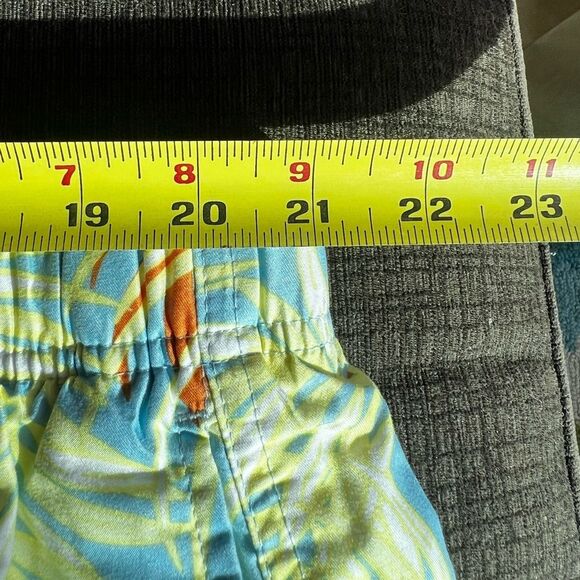 Laguna Originals Mens Swim Trunks Pull On Tropical Leaf Print Blue Size XXL NWOT - Picture 11 of 11